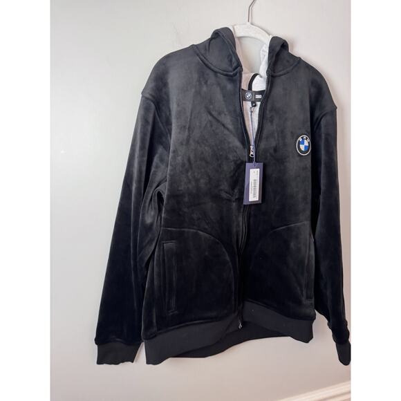 Kith for BMW Bonded Velour Williams V Full Zip Hoodie Size M NWT - Picture 6 of 16